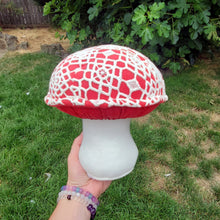 Load image into Gallery viewer, Doily Lace Amanita Plushroom fantasy