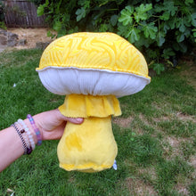 Load image into Gallery viewer, Yellow Swirly Plushroom fantasy