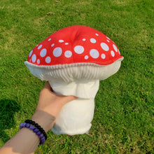 Load image into Gallery viewer, Amanita muscaria Classic Plushroom Large Edge Dots