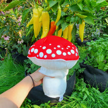 Load image into Gallery viewer, Amanita muscaria Classic Plushroom Large Edge Dots