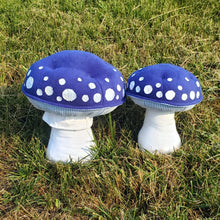 Load image into Gallery viewer, Blue Amanita Plushroom