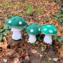Load image into Gallery viewer, Green Amanita Plushroom