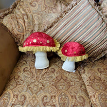 Load image into Gallery viewer, Red and Gold Amanita Plushroom fantasy