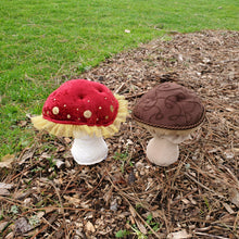 Load image into Gallery viewer, Red and Gold Amanita Plushroom fantasy