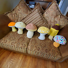 Load image into Gallery viewer, Yellow Amanita Plushroom scientific