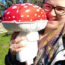 Load image into Gallery viewer, Amanita muscaria Classic Plushroom Large All Dots