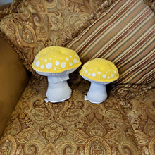 Load image into Gallery viewer, Yellow Amanita Plushroom scientific