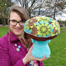 Load image into Gallery viewer, Groovy Floral Plushroom fantasy