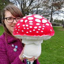 Load image into Gallery viewer, Amanita muscaria Classic Plushroom Large All Dots