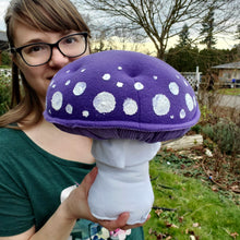 Load image into Gallery viewer, Purple Amanita Plushroom