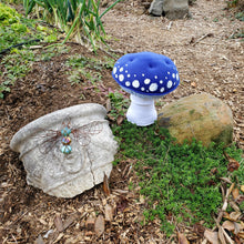 Load image into Gallery viewer, Blue Amanita Plushroom