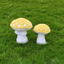 Load image into Gallery viewer, Yellow Amanita Plushroom scientific