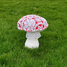 Load image into Gallery viewer, Doily Lace Amanita Plushroom fantasy