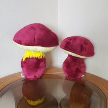 Load image into Gallery viewer, Two colored Bolete Plushroom, Scientific type