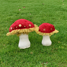 Load image into Gallery viewer, Red and Gold Amanita Plushroom fantasy
