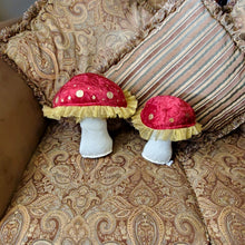 Load image into Gallery viewer, Red and Gold Amanita Plushroom fantasy
