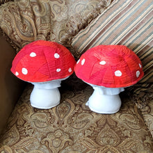 Load image into Gallery viewer, Red Scrappy Amanita Plushroom
